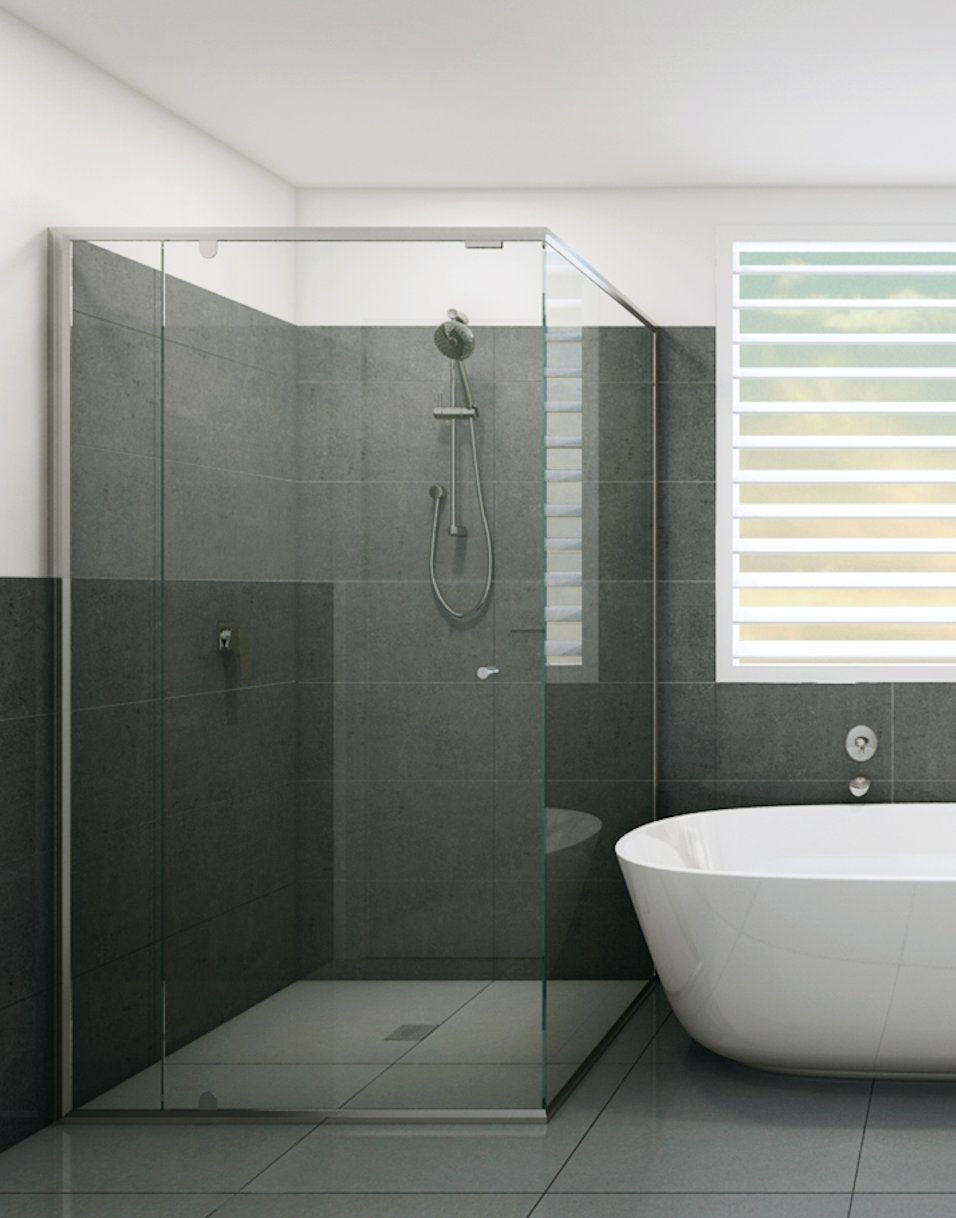 Semi - Frameless Showers - The Splashback Company